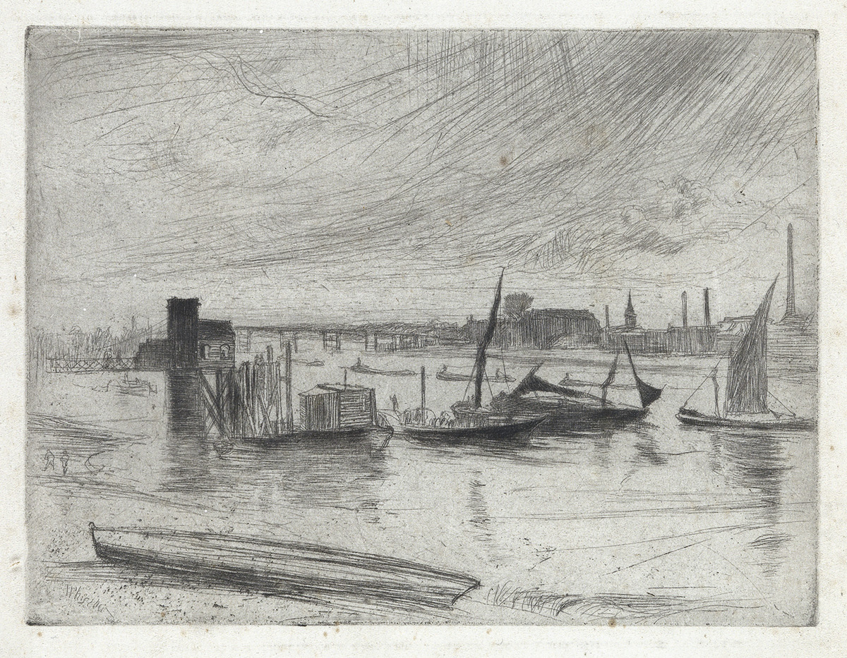 JAMES A. M. WHISTLER Battersea Dawn (Cadogan Pier).